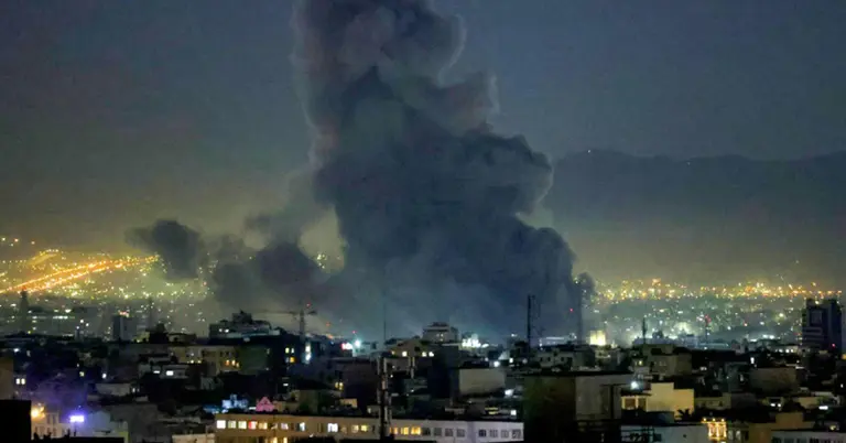 হামলায় আক্রান্ত ইরানের একটি স্থান